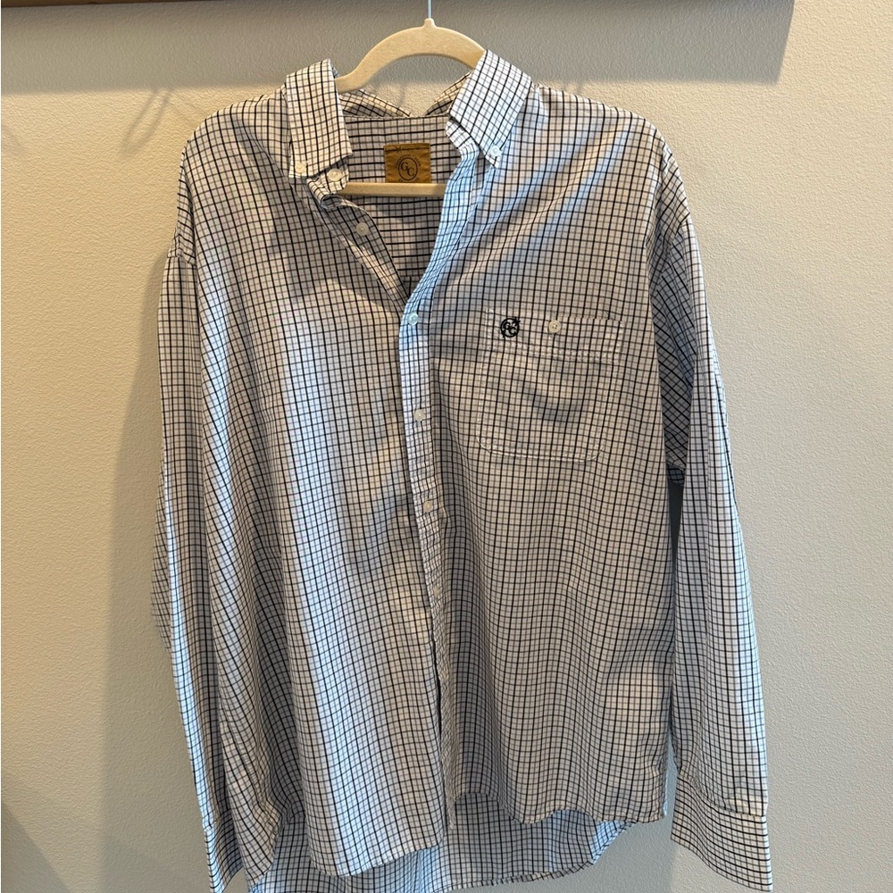 Gunnison Creek Outfitters Men's Blue Checkered Shirt
